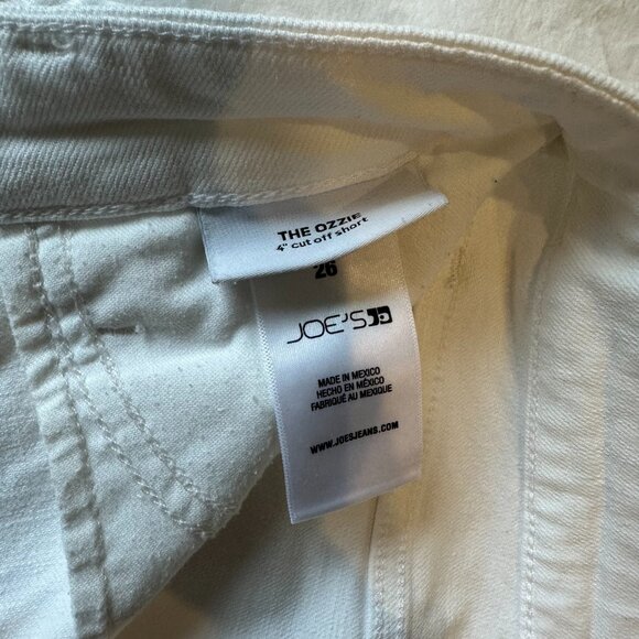 Joe's Jeans THE OZZIE SHORT white size 26 - Picture 5 of 5